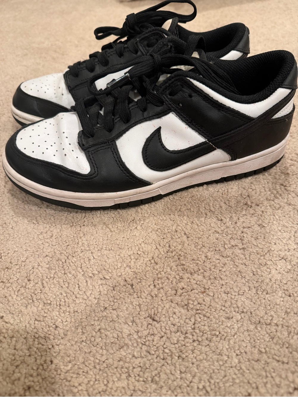 Nike Black and White Low-Top Sneakers